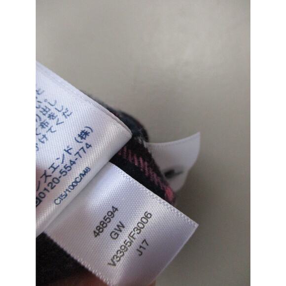 LL Bean Womens Scotch Plaid Flannel Shirt Size 16 Red Relaxed Fit Top 488594 - Picture 14 of 15